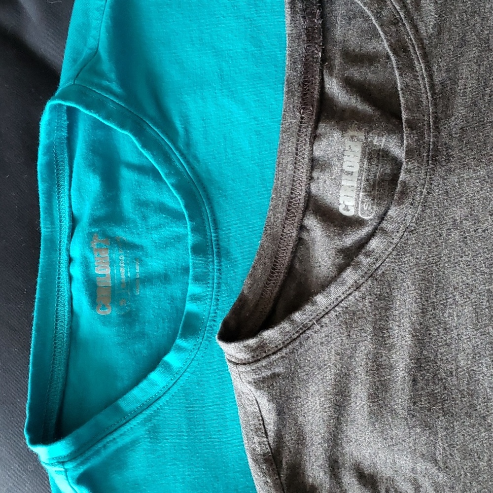 Two Cariloha Shirts, small
